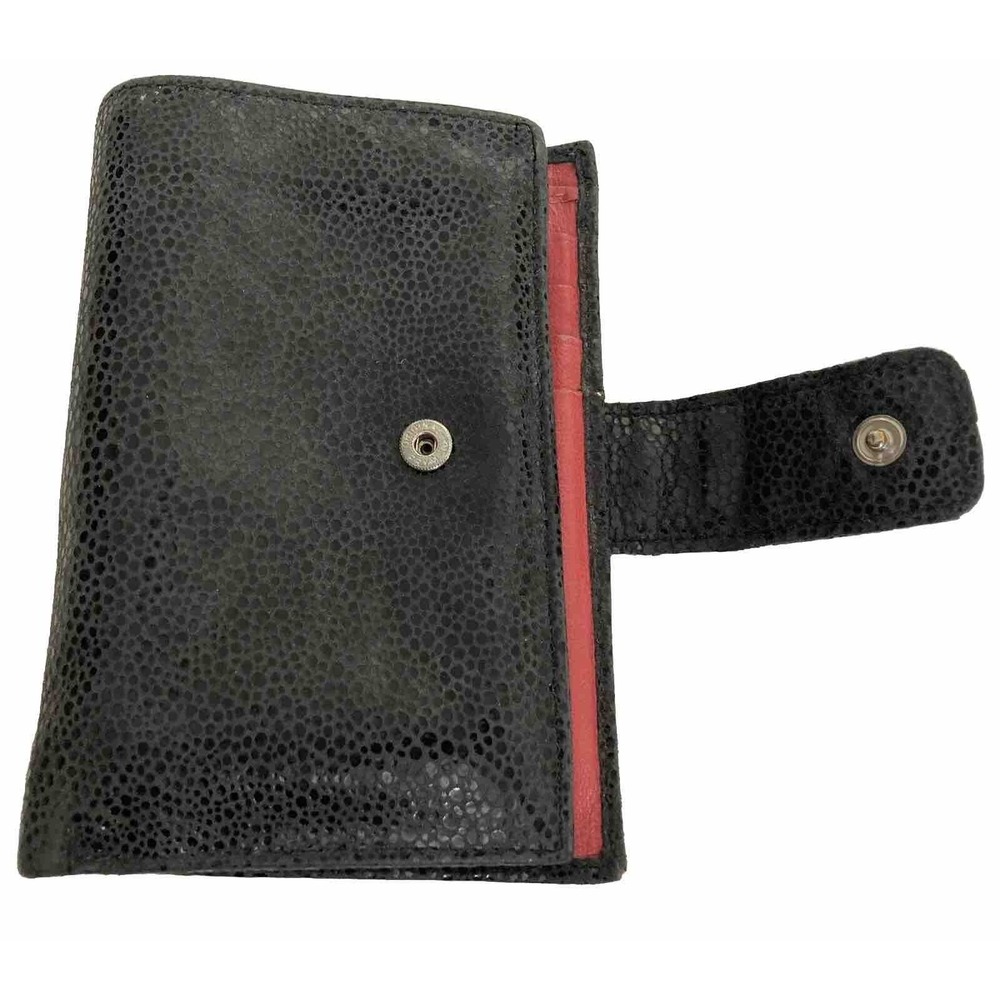 Tusk Genuine Leather Bifold Snap Wallet Zip Pocket Credit Card Organizer - Picture 2 of 10